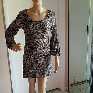 Mini cheetah dress